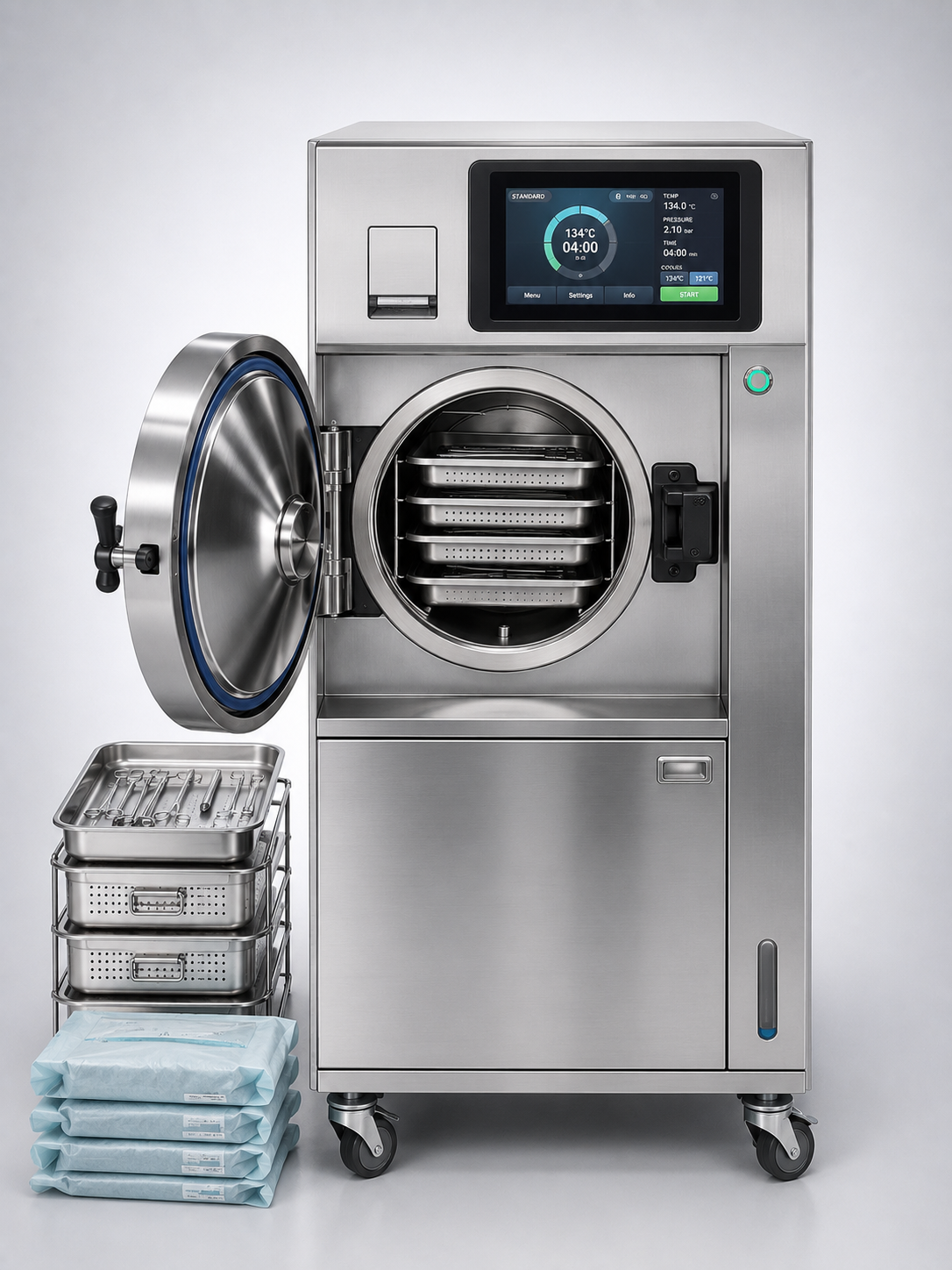 Sterilisation and autoclave unit at Aashraya Hospital