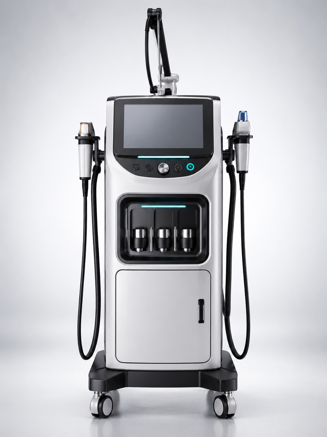 Diode laser console used for varicose vein and piles procedures